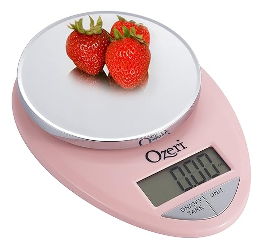 Ozeri ZK12-R Pronto Digital Kitchen Scale